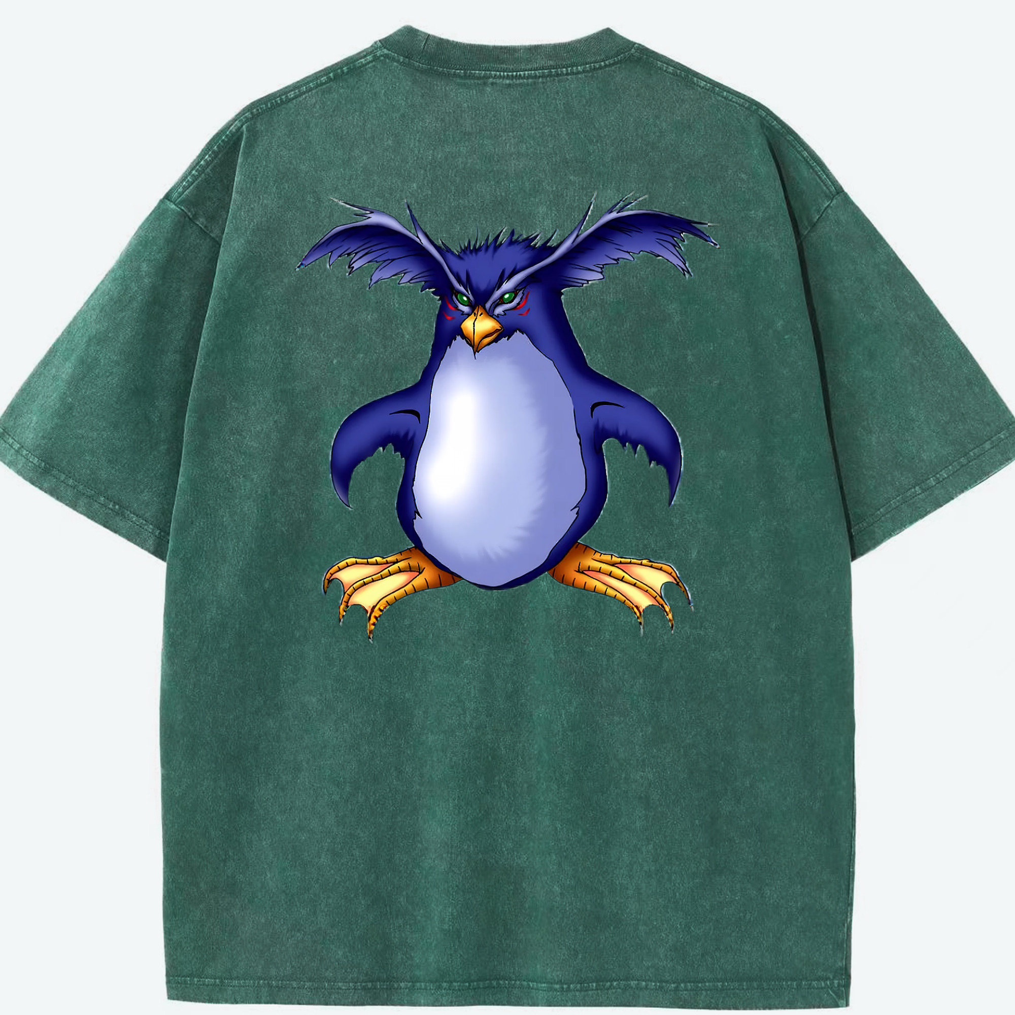 （画像用） 遊☆戯☆王 Yu-Gi-Oh! 綿100% ヴィンテージ風 半袖Tシャツ（背面プリント）